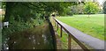 Stream, path and park in Wendover