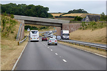 SX8767 : Bridge over the South Devon Highway near Kingskerswell by David Dixon