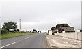 Bus shelters at the Cregganduff Road junction on the B30