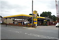 Service station on Blue House Lane, Washington