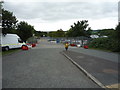 Entrance to car auctions site off Pattinson Road