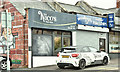 Pizza parlour and chip shop, Sunnyside Street, Belfast (August 2018)