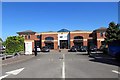 Entrance to Marshalls Land Rover dealership