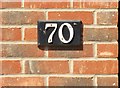 Number on 70 Dalby Road