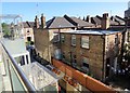 Rear of houses on Kitchener Road