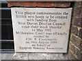 Commemoration plaque, Millennium Court