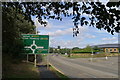 The A6003 from Uppingham approaching the A47