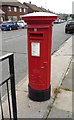 NZ3656 : Elizabeth II postbox on Hylton Road, Sunderland by JThomas