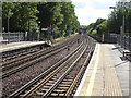 Underground train south west of West Harrow station