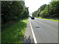 The A726 road through Erskine