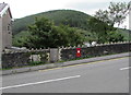 Postbox in a Llywelyn Street wall, Ogmore Vale