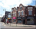 Post office and shops on East Street, Whitburn