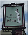 Sign for the Travelling Man public house, Mount Pleasant