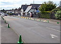 Green cones near Pentyrch Primary School, Pentyrch