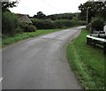 Minor road towards Pen-y-Clawdd and Llansoy, Monmouthshire