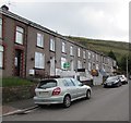 Cars and houses, Oakfield Terrace, Nantymoel