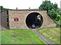 Garden railway tunnel and stabling point, Pilmoor Cottages