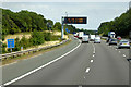 SP0672 : Variable Message Sign on the M42 near Weatheroak Hill by David Dixon