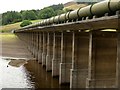 SK1788 : Pipe bridge over Ladybower Reservoir by Graham Hogg