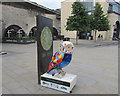 Emma the Community Rail Owl near Bath Spa railway station