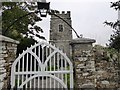 The entrance to St Veep church