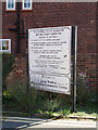 TL7205 : Great Baddow Recreation Ground sign by Geographer