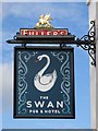 Sign for The Swan, The Hythe