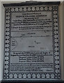 Memorial plaque to Francis Foljambe Anderson