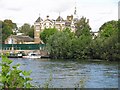 The River Thames by Staines Town Hall