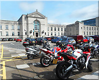 SU4112 : Bikes at the Civic Centre by Des Blenkinsopp