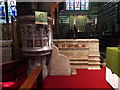 All Saints, Boyn Hill:  pulpit and chancel screen