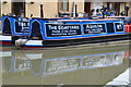 Boatyard reflections at Hilperton Wharf