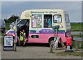 Walberswick ice cream van at summer