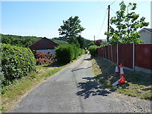 SJ2623 : Village track between Cefn Lane and Porth Y Waen by Richard Law