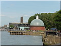 The Thames Path National Trail near Cutty Sark