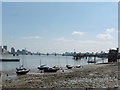 The Thames Path National Trail near Greenwich Yacht Club