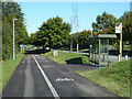 Harvey Road bus stop, northbound