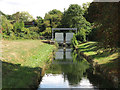 Staines Reservoirs Aqueduct east of Moor Lane