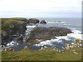 NB5166 : Cliffs to the west of the Butt of Lewis by Oliver Dixon