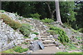 ST0972 : Rockery garden steps, Dyffryn Gardens by M J Roscoe