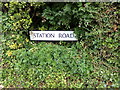TL8928 : Station Road sign by Geographer
