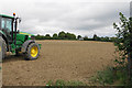 Planted field on Moat Hill