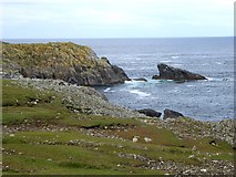 NB5266 : Cliffs to the east of the Butt of Lewis by Oliver Dixon