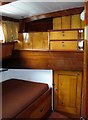 TG3619 : The Pleasure Wherry 'Hathor' - one of the double fore cabins by Evelyn Simak