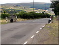 Grid across Fochriw Road, Pontlottyn