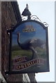 Sign for the Ostrich public house, Prestwich