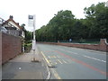 Bus stop on Bury Old Road (A665)