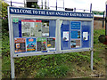 TL8928 : East Anglian Railway Museum sign by Geographer