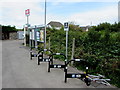 Severn Beach railway station cycle racks