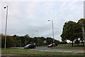 Roundabout on Merlin Way entering Swindon